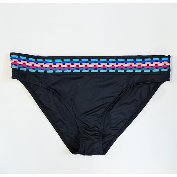 New! La Blanca Women's Midster Macrame Fast-Drying Swim Bikini Bottom - Picture 5 of 7